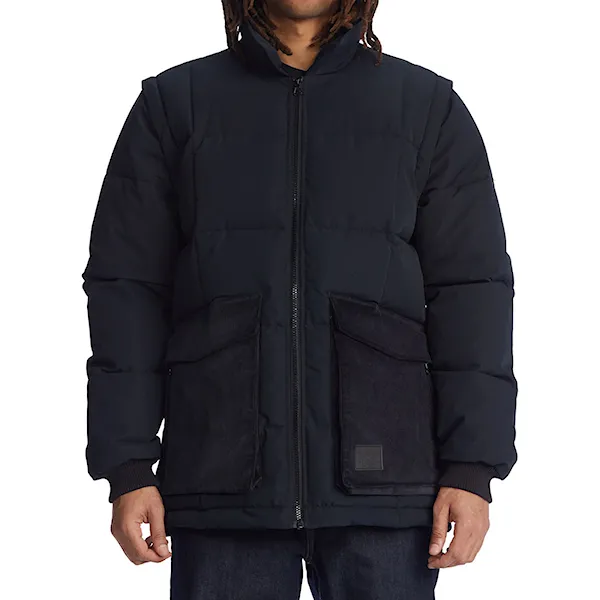 Zimní bunda do města DC The Bandit Puffer black 2022