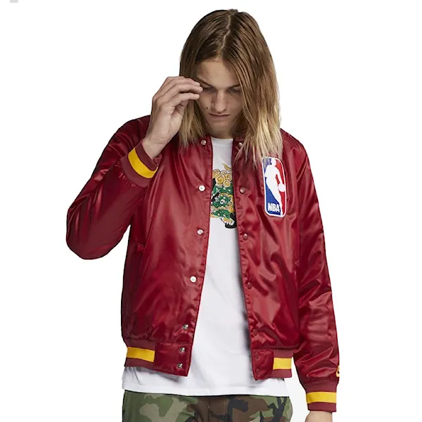 Street Jacket Nike SB Nike Sb X Nba Jacket Bomber team red/team red/university gld 2019