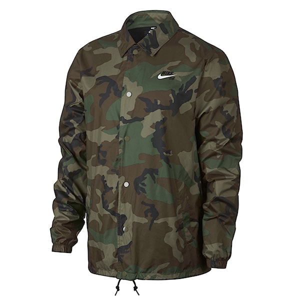 Street bunda Nike SB Shield Coaches medium olive/white 2019