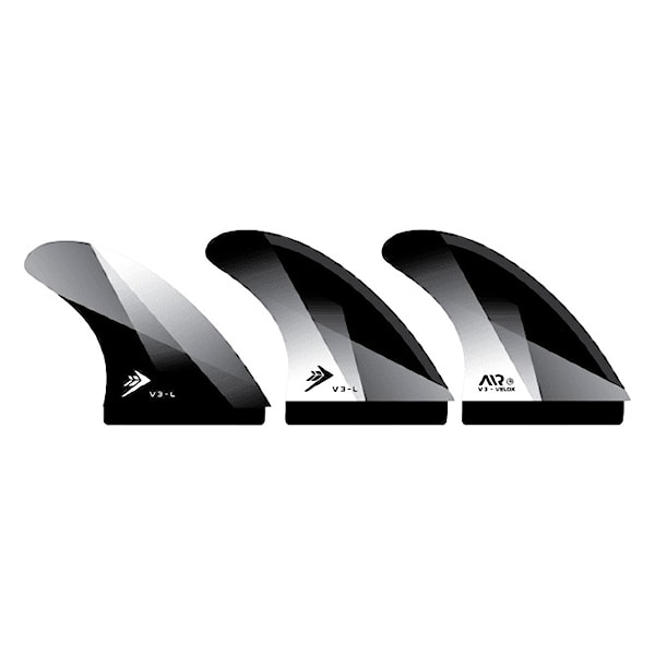 Surf finy Firewire Velox Large 3 Thruster Single Tab black