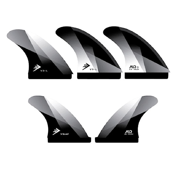 Surf finy Firewire Velox Large 5 Thruster Single Tab black