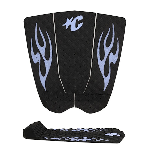 Surfboard Grip Pad Creatures Griffin Colapinto Lite Ecopure black purple haze flames