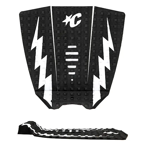Surf grip pad Creatures Mick Eugene Fanning Lite Ecopure black white