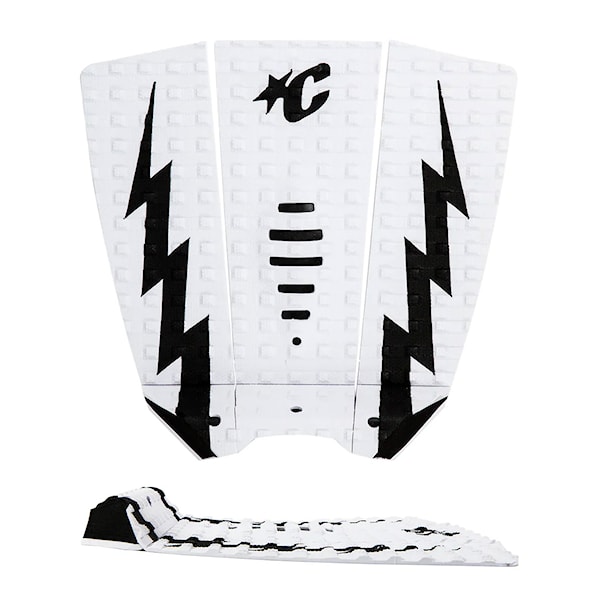 Surfboard Grip Pad Creatures Mick Eugene Fanning Lite Ecopure white black