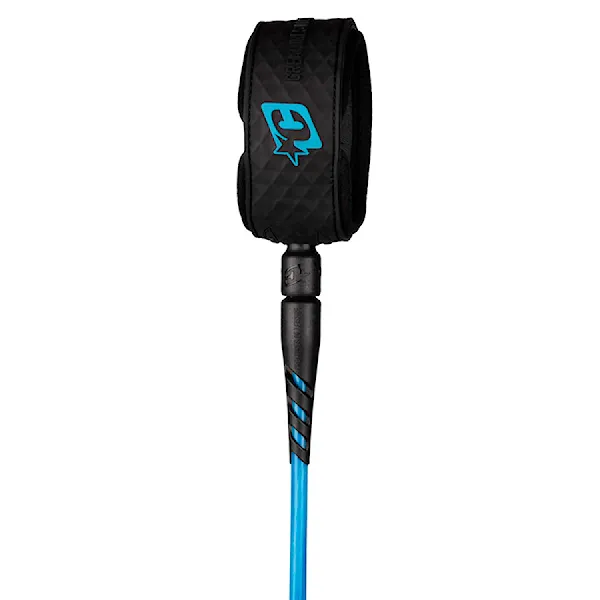 Surf leash Creatures Reliance Medium Duty 6 cyan twist black