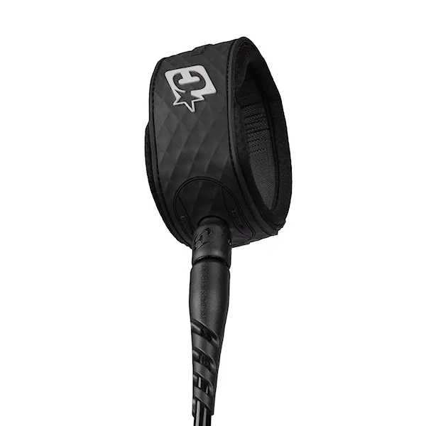 Surf leash Creatures Reliance Standard Duty 6 black silver