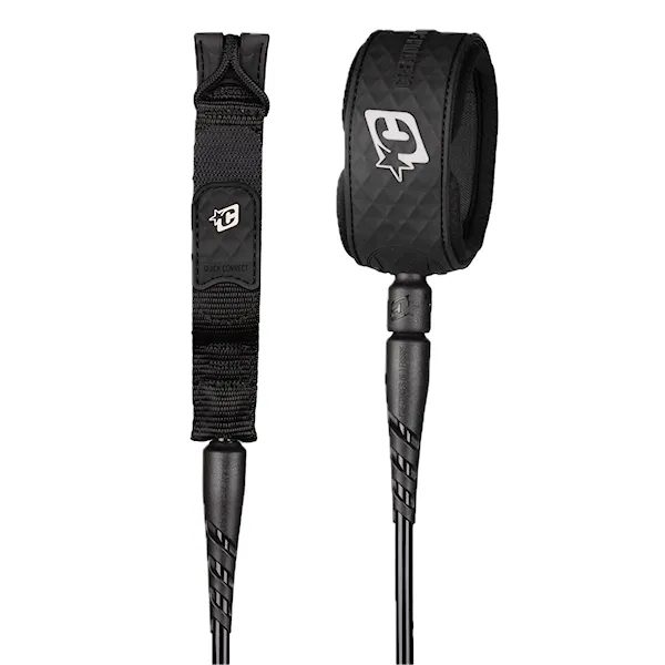 Surf leash Creatures Reliance Standard Duty 6 black silver