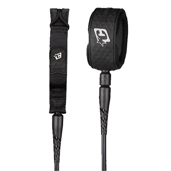 Surf leash Creatures Reliance Standard Duty 7 black silver