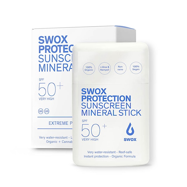 Opalovací krém SWOX Mineral Stick SPF 50 blue