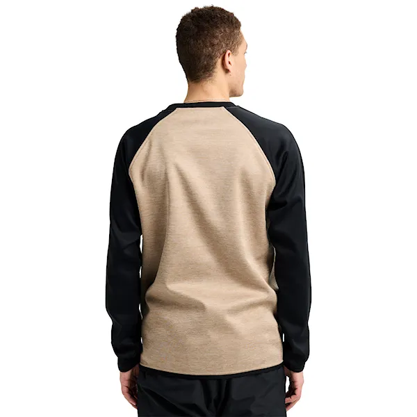 Bluza techniczna Burton Crown Weatherproof Crew summit taupe heather/true black 2026