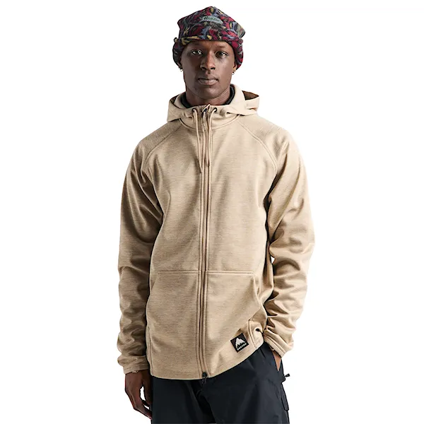 Bluza techniczna Burton Crown Weatherproof FZ summit taupe heather 2027