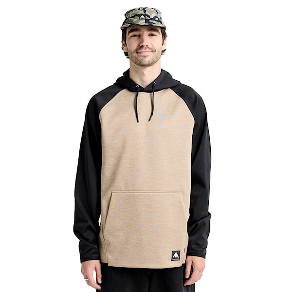 Bluza techniczna Burton Crown Weatherproof PO summit taupe heather/true black 2026