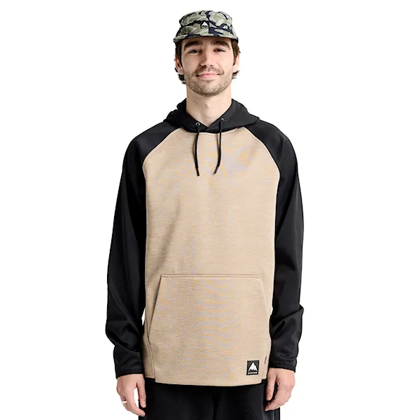 Bluza techniczna Burton Crown Weatherproof PO summit taupe heather/true black 2026