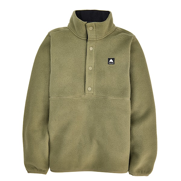 Technická mikina Burton Kids Cinder Fleece Anorak forest moss 2024