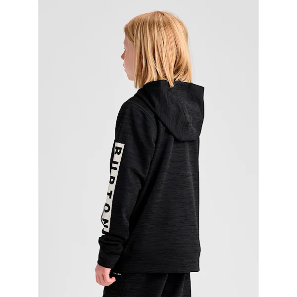 Technická mikina Burton Kids Oak Fz true black heather 2027
