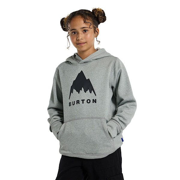 Bluza techniczna Burton Kids Oak Pullover Hoodie grey heather 2025