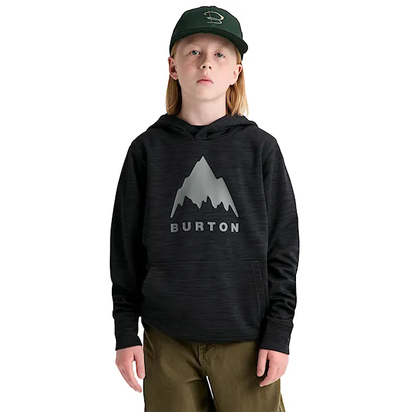 Technická mikina Burton Kids Oak Pullover true black heather 2027