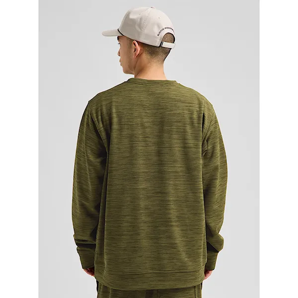 Bluza techniczna Burton Oak Crew dried moss heather 2027