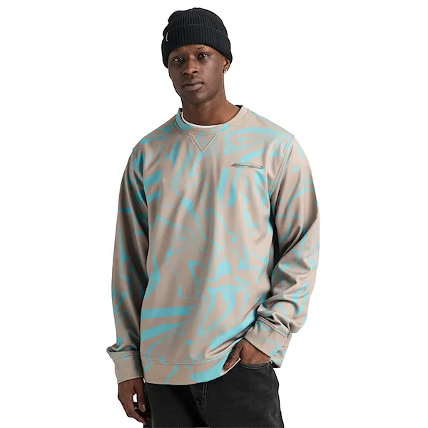 Bluza techniczna Burton Oak Crew liquid mineral 2027