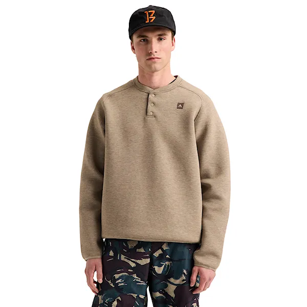 Bluza techniczna Burton Spacecloud Henley summit taupe heather 2027