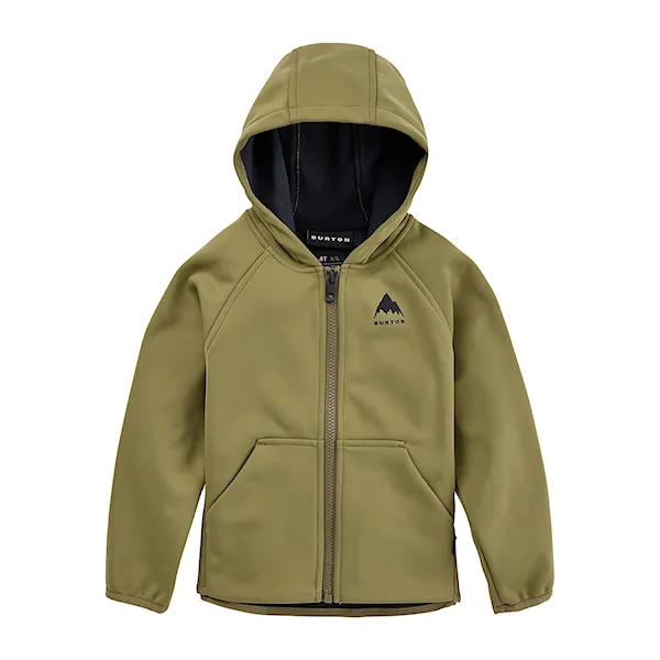 Technická mikina Burton Toddler Crown Weatherproof Full-zip martini olive 2024