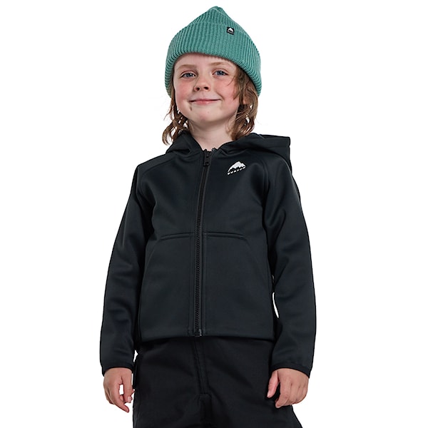 Technická mikina Burton Toddler Crown Weatherproof Full-zip true black 2025
