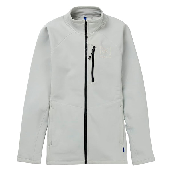 Bluza techniczna Burton Wms [ak] Baker Stretch Fleece FZ grey cloud 2025