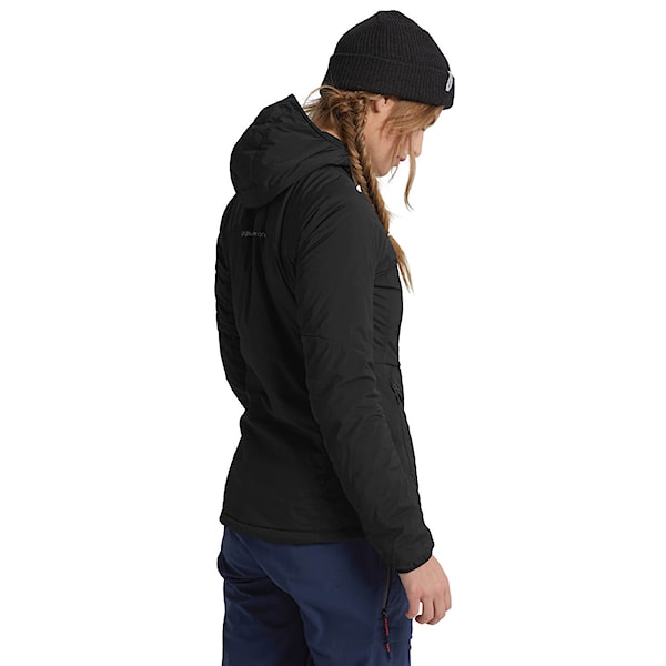 Kurtka snowboardowa Burton Wms [ak] Helium Hooded Stretch Insulated true black 2025