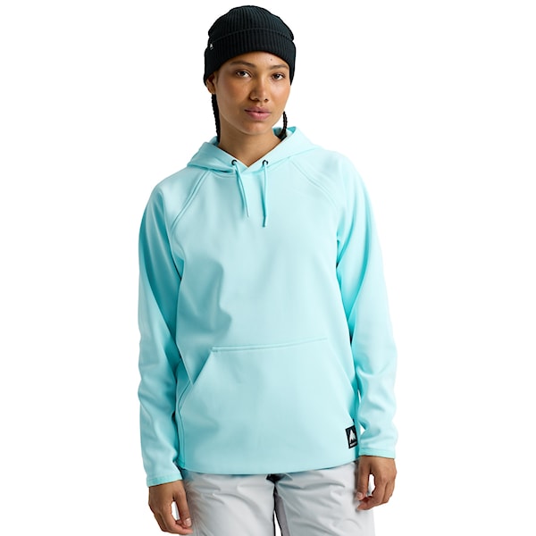 Technická mikina Burton Wms Crown Weatherproof PO light teal 2026