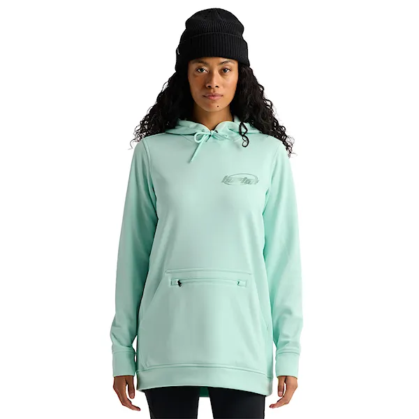 Bluza techniczna Burton Wms Oak Long Hooded Pullover spring frost 2027