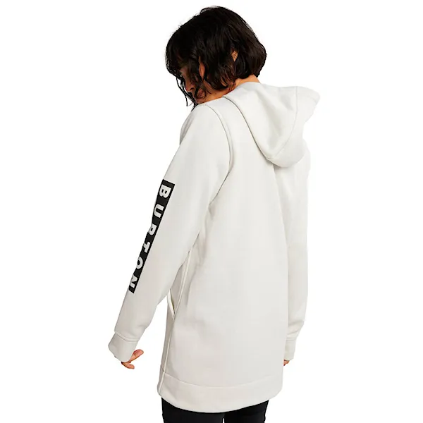 Technical Hoodie Burton Wms Oak Long Pullover Hoodie stout white heather 2026