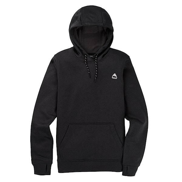Technická mikina Burton Wms Oak Pullover true black heather 2026