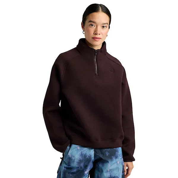 Bluza techniczna Burton Wms Spacecloud Qz bear hug brown heather 2027
