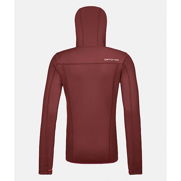 Bluza techniczna ORTOVOX Wms Fleece Hoody winetasting 2025