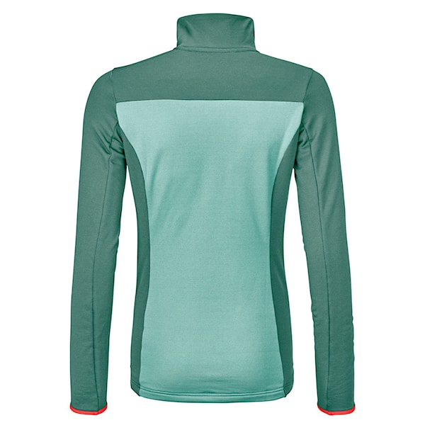 Technická mikina ORTOVOX Wms Fleece Light Zip Neck arctic grey 2025