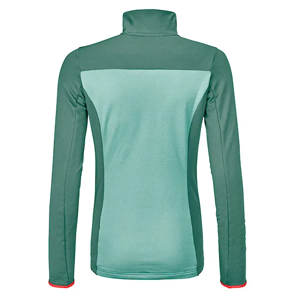 Technická mikina ORTOVOX Wms Fleece Light Zip Neck arctic grey 2025