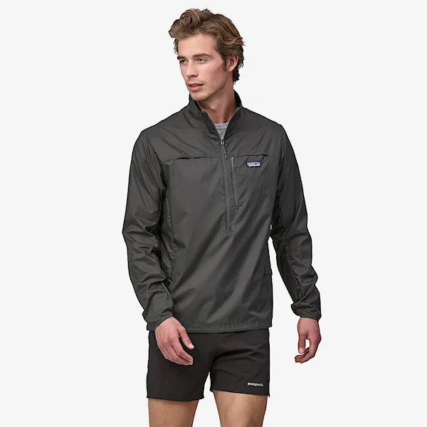 Sports Jacket Patagonia M's Houdini Stash 1/2 Zip P/O forge grey 2024
