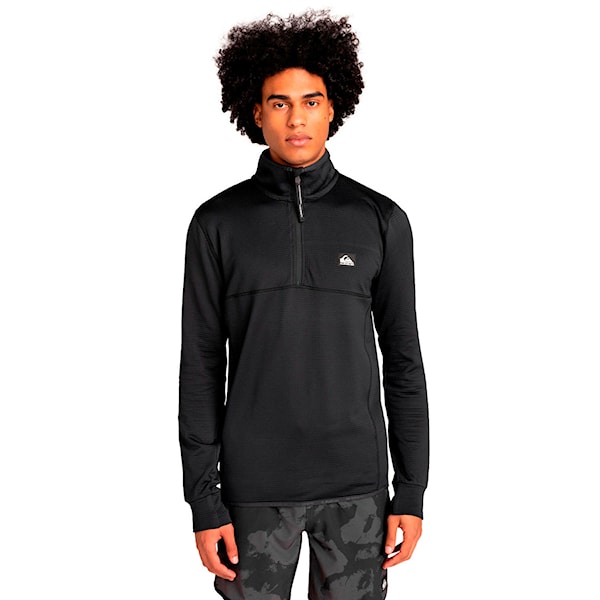 Technická mikina Quiksilver Steep Point Hz Fleece true black 2025