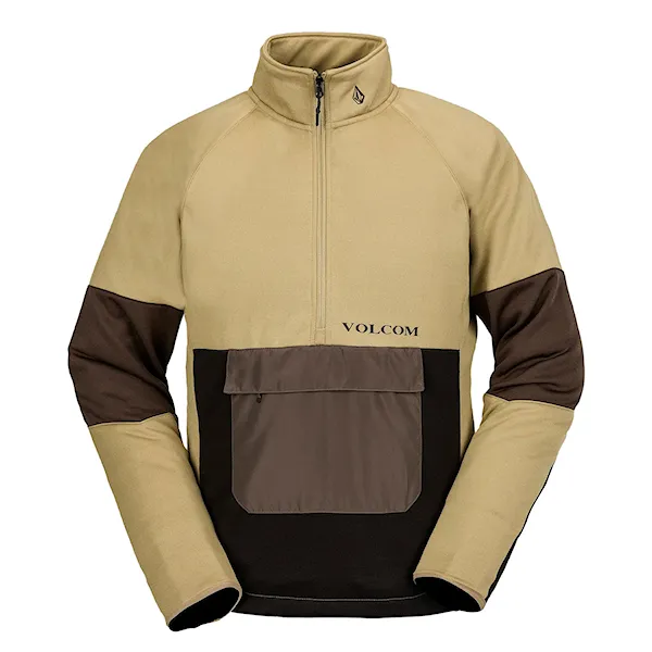 Technická mikina Volcom Tech Fleece P/O dark khaki 2024