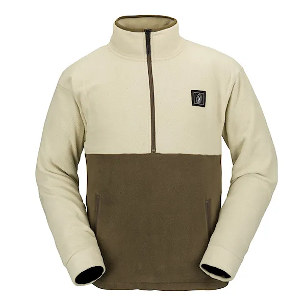 Bluza techniczna Volcom V-Science Fleece P/O 1/2 Zip off white 2023