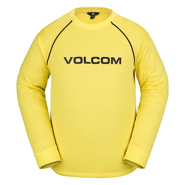 Bluza techniczna Volcom Waffle Backed Crew Fleece citron 2023