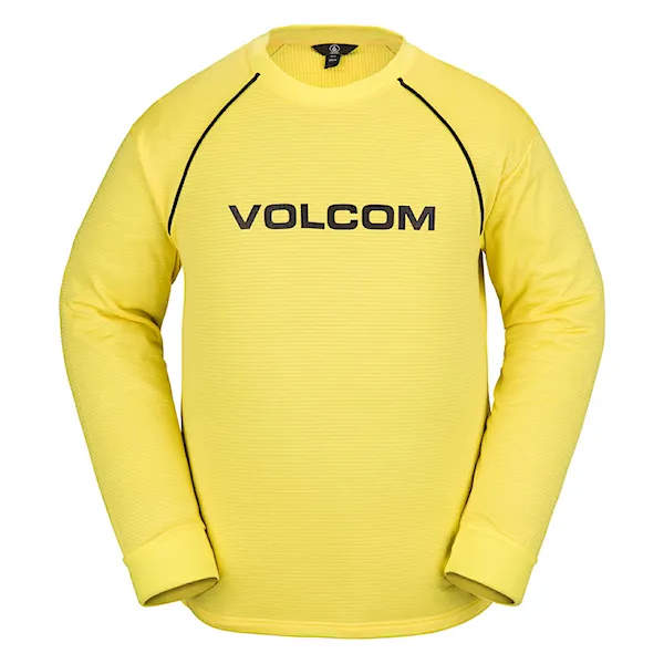 Bluza techniczna Volcom Waffle Backed Crew Fleece citron 2023