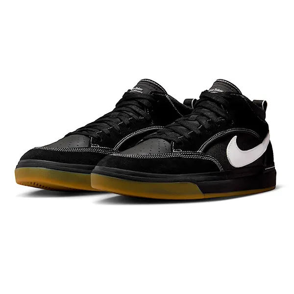 Tenisówki Nike SB React Leo black/white-black-gum light brown 2026