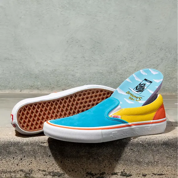 Slip-on tenisówki Vans Slip-On Pro The Simpsons black/yellow 2020