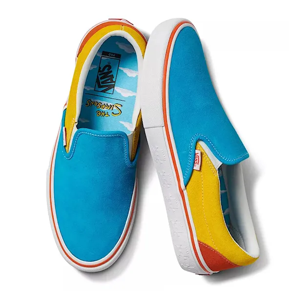 Slip-on tenisówki Vans Slip-On Pro The Simpsons black/yellow 2020