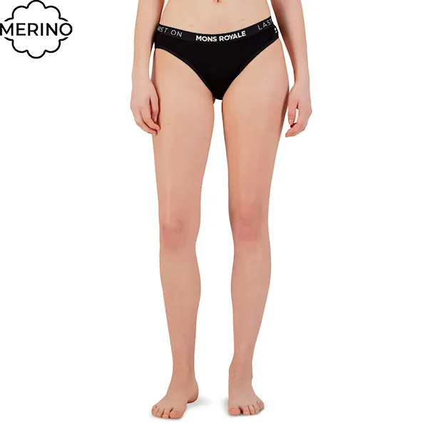 Majtki Mons Royale Folo Brief black 2025