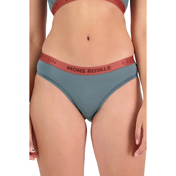 Kalhotky Mons Royale Folo Brief burnt sage 2023