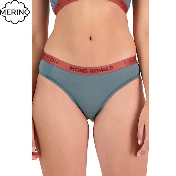 Majtki Mons Royale Folo Brief burnt sage 2023