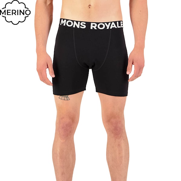 Trenírky Mons Royale Hold 'em Boxer black 2026