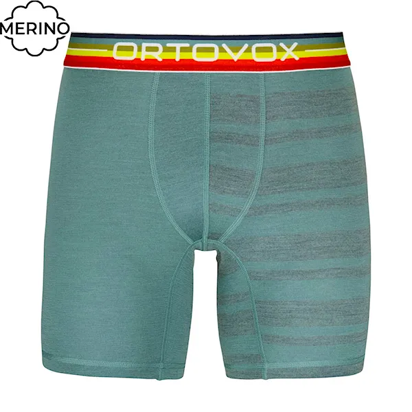 Trenírky ORTOVOX 185 Rock'n'wool Boxer arctic grey 2024